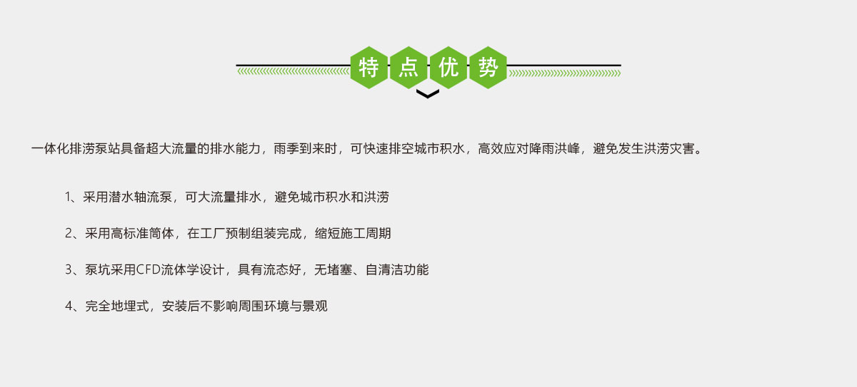 一體化軸流泵站,一體化排澇泵站,華南泵業(yè)